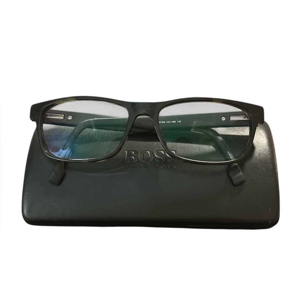 Hugo Boss eyeglasses tortoiseshell with case